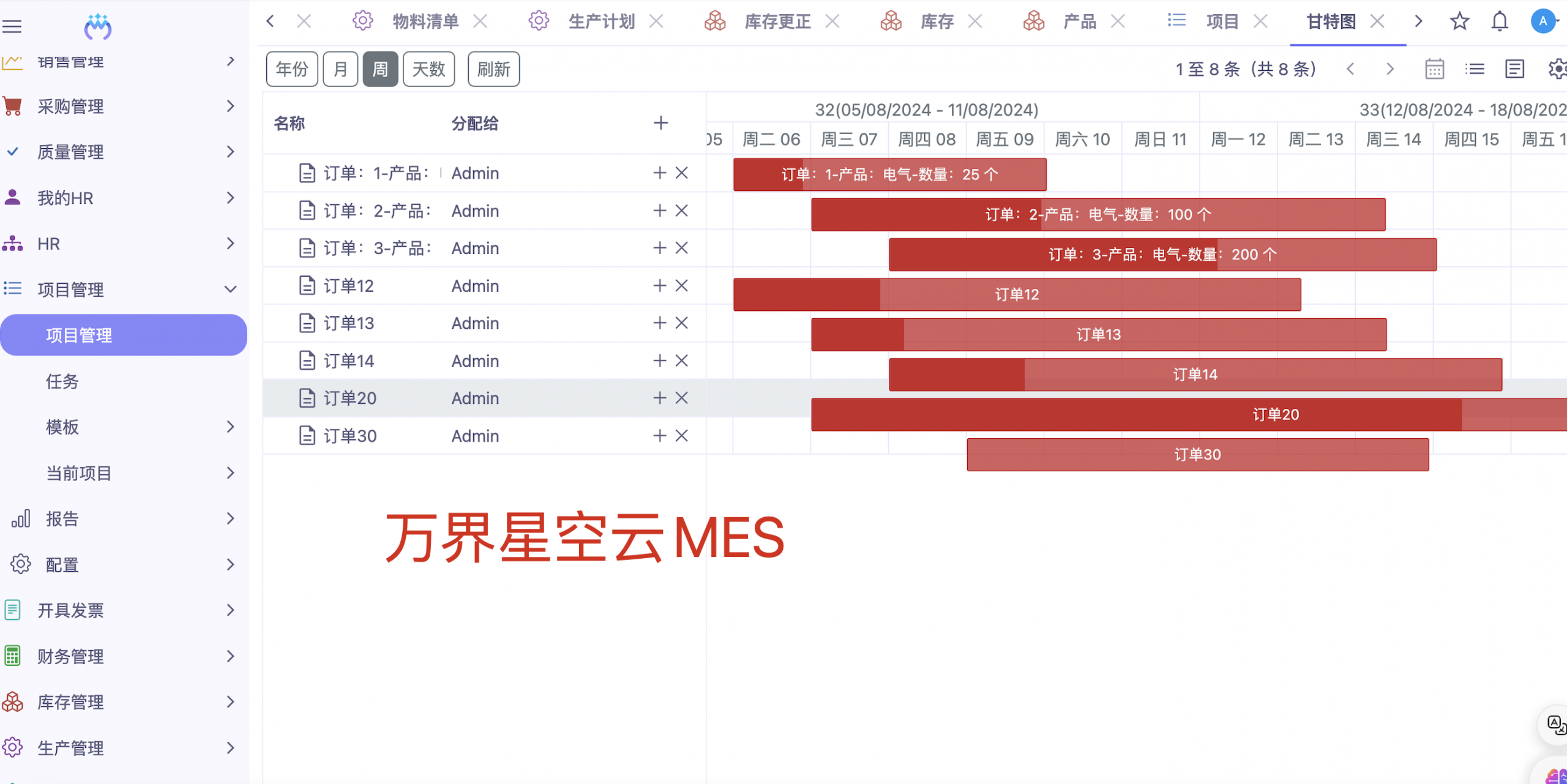 万界星空云MES-1